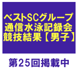 ベストグループの通信記録会！【男子】